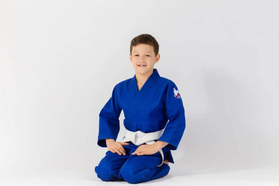 Niebieskie judogi treningowe marki Uone